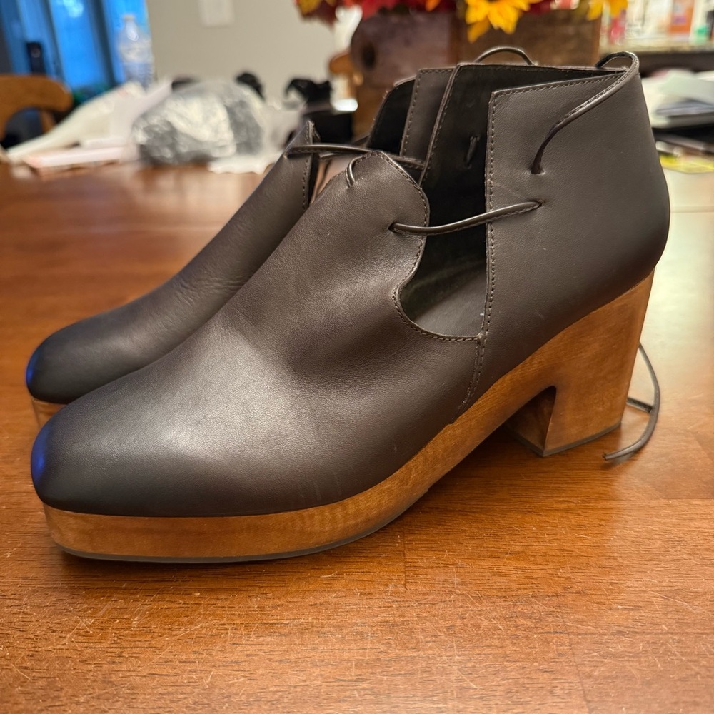 Kelsi Dagger Dark Brown Ankle Booties